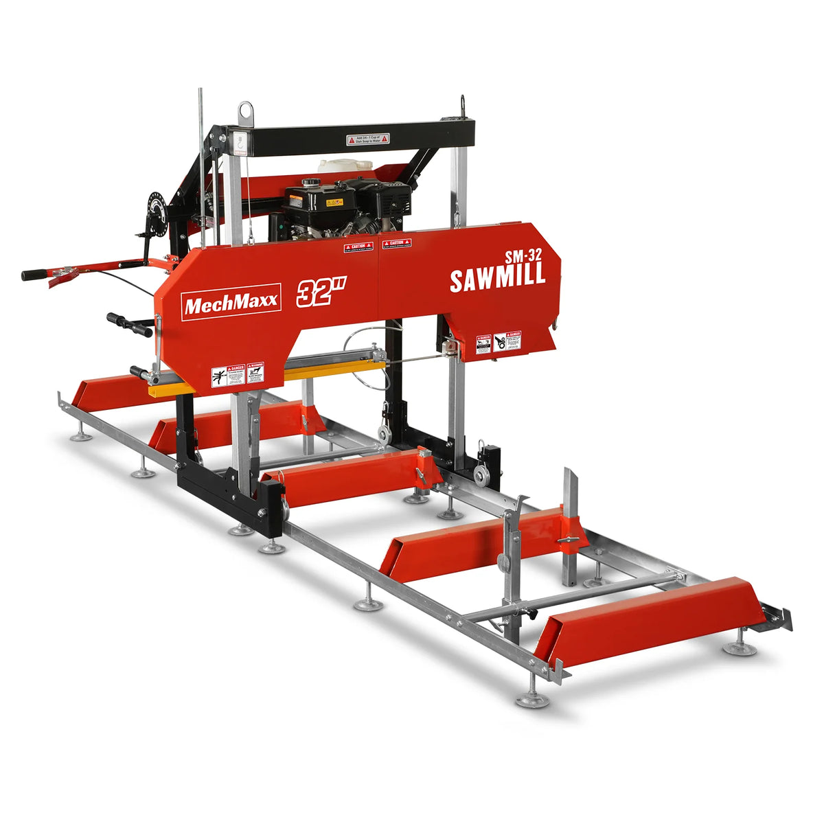 32 in Portable Sawmill, 420cc 15 HP DUCAR E-Start Gas Engine, 29 in Board Width, 13 ft Track, SM32 - view 24