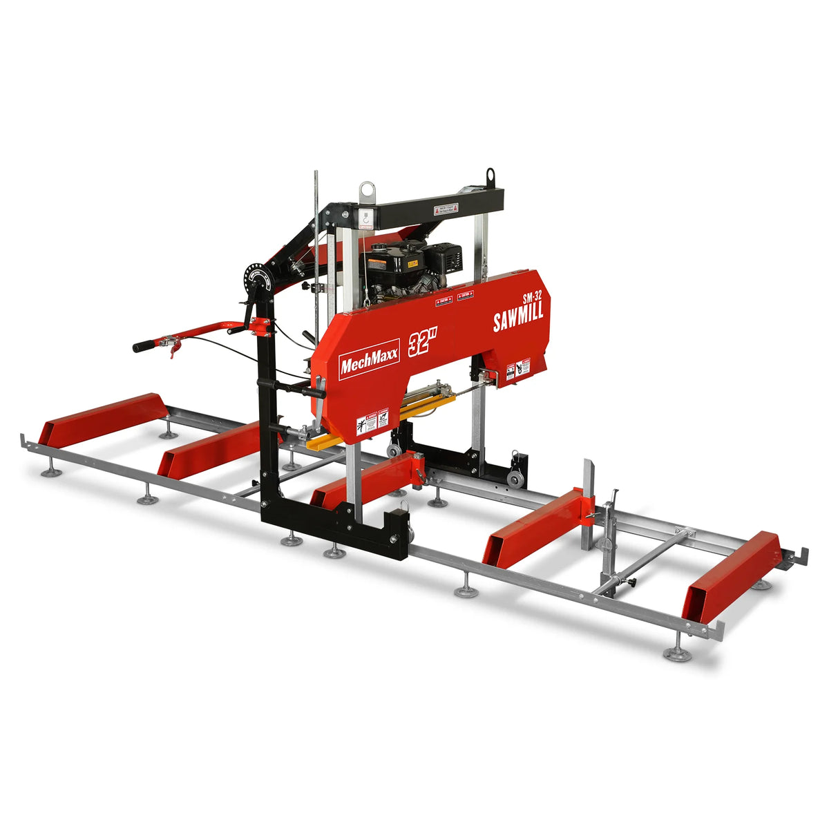32 in Portable Sawmill, 420cc 15 HP DUCAR E-Start Gas Engine, 29 in Board Width, 13 ft Track, SM32 - view 23
