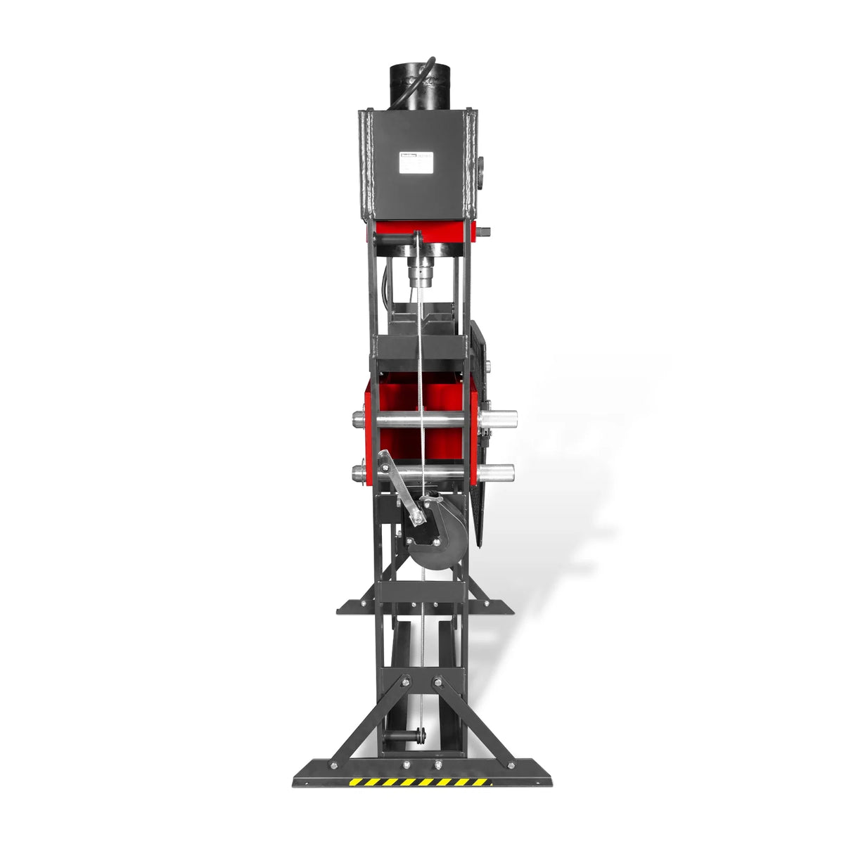 100 Ton H-Frame Electric Hydraulic Shop Press with Hand Winch, 110V Motor, Fully Welded Steel Frame, Safety Gu - view 18