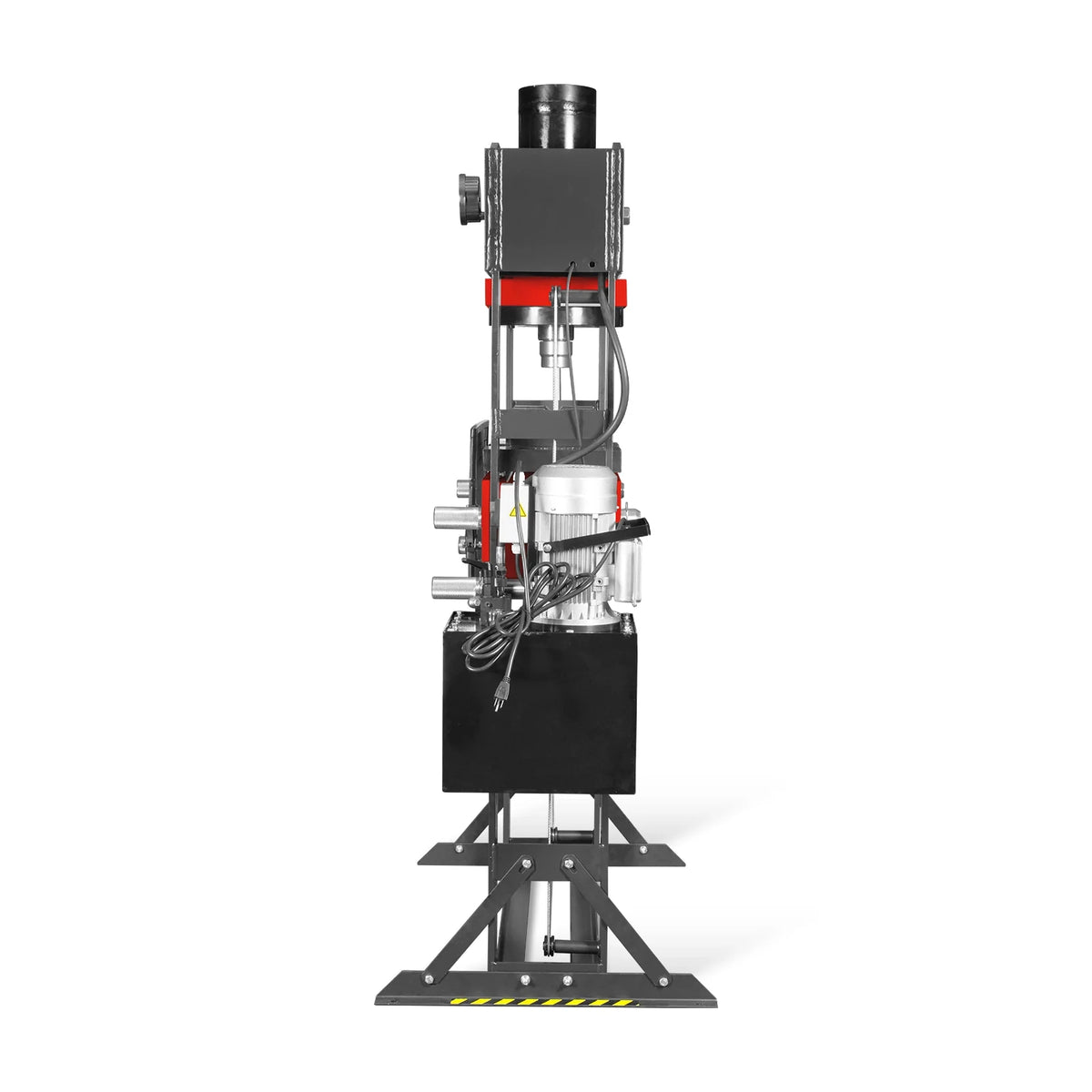 100 Ton H-Frame Electric Hydraulic Shop Press with Hand Winch, 110V Motor, Fully Welded Steel Frame, Safety Gu - view 22