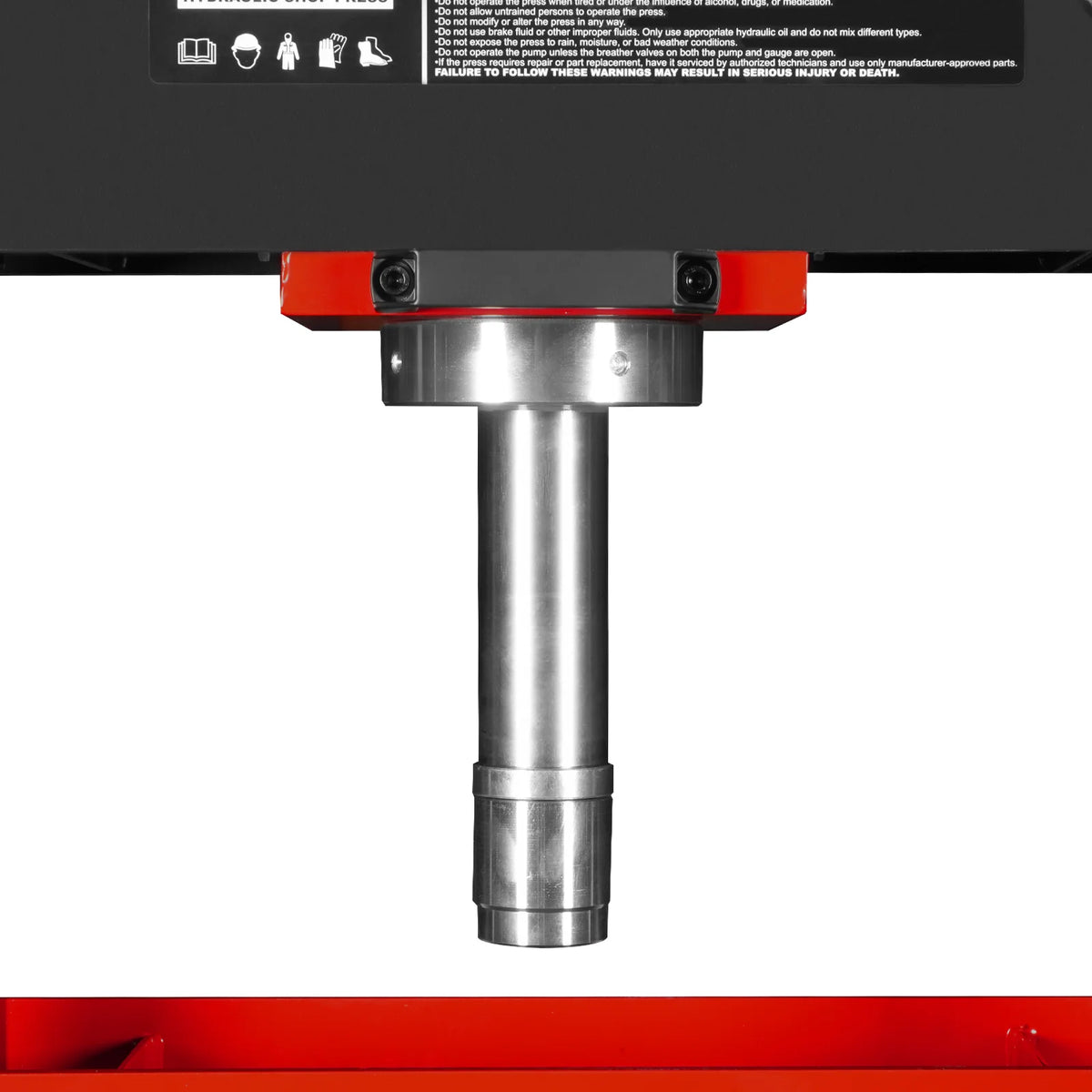 30 Ton H-Frame Air/Hydraulic Shop Press with Hand Winch & Press Pin Kit, Fully Welded Steel Frame, Safety Guar - view 12