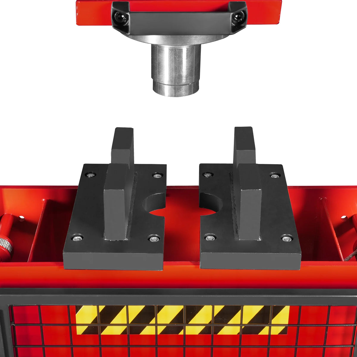 30 Ton H-Frame Air/Hydraulic Shop Press with Hand Winch & Press Pin Kit, Fully Welded Steel Frame, Safety Guar - view 14