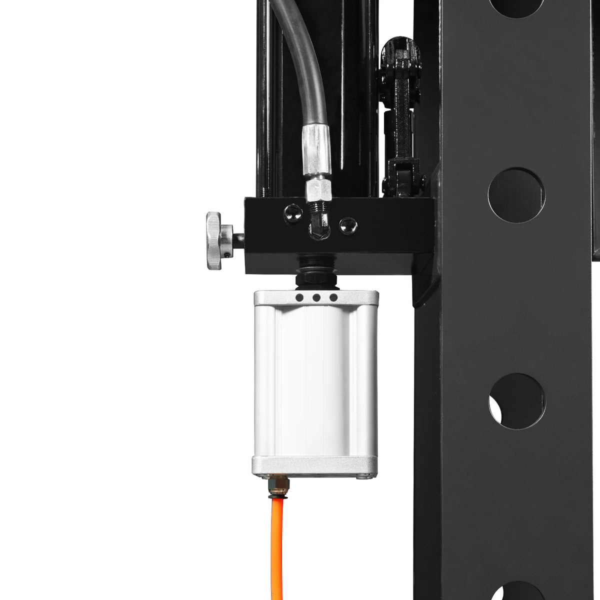 50 Ton H-Frame Air/Hydraulic Shop Press with Hand Winch & Press Pin Kit, Fully Welded Steel Frame, Safety Guar - view 17