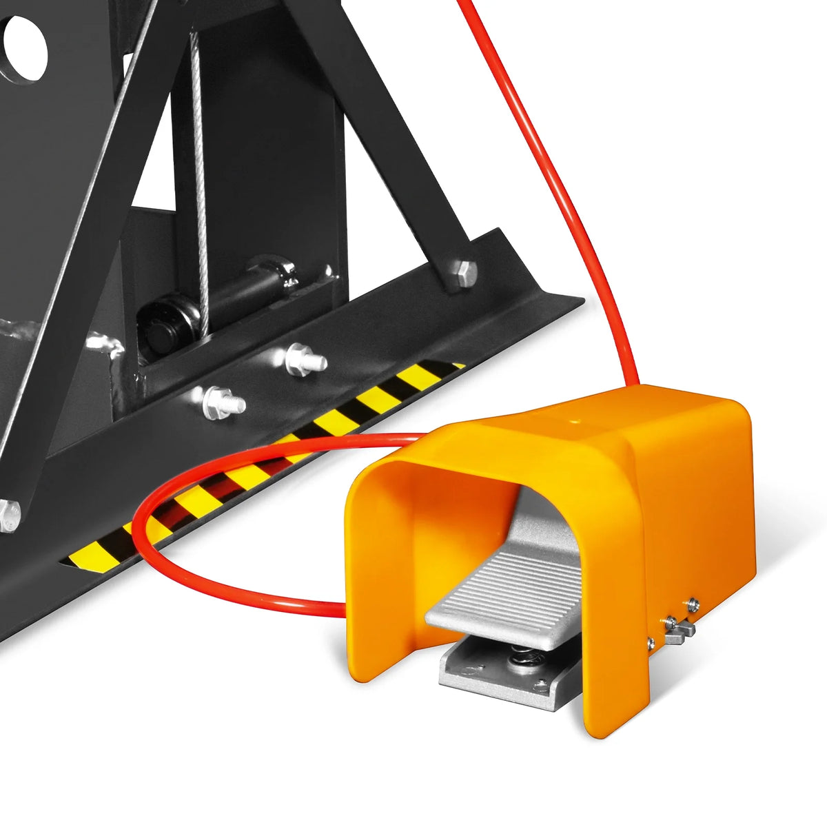 75 Ton H-Frame Air/Hydraulic Shop Press with Hand Winch, Fully Welded Steel Frame, Safety Guard, Foot Pedal Co - view 18