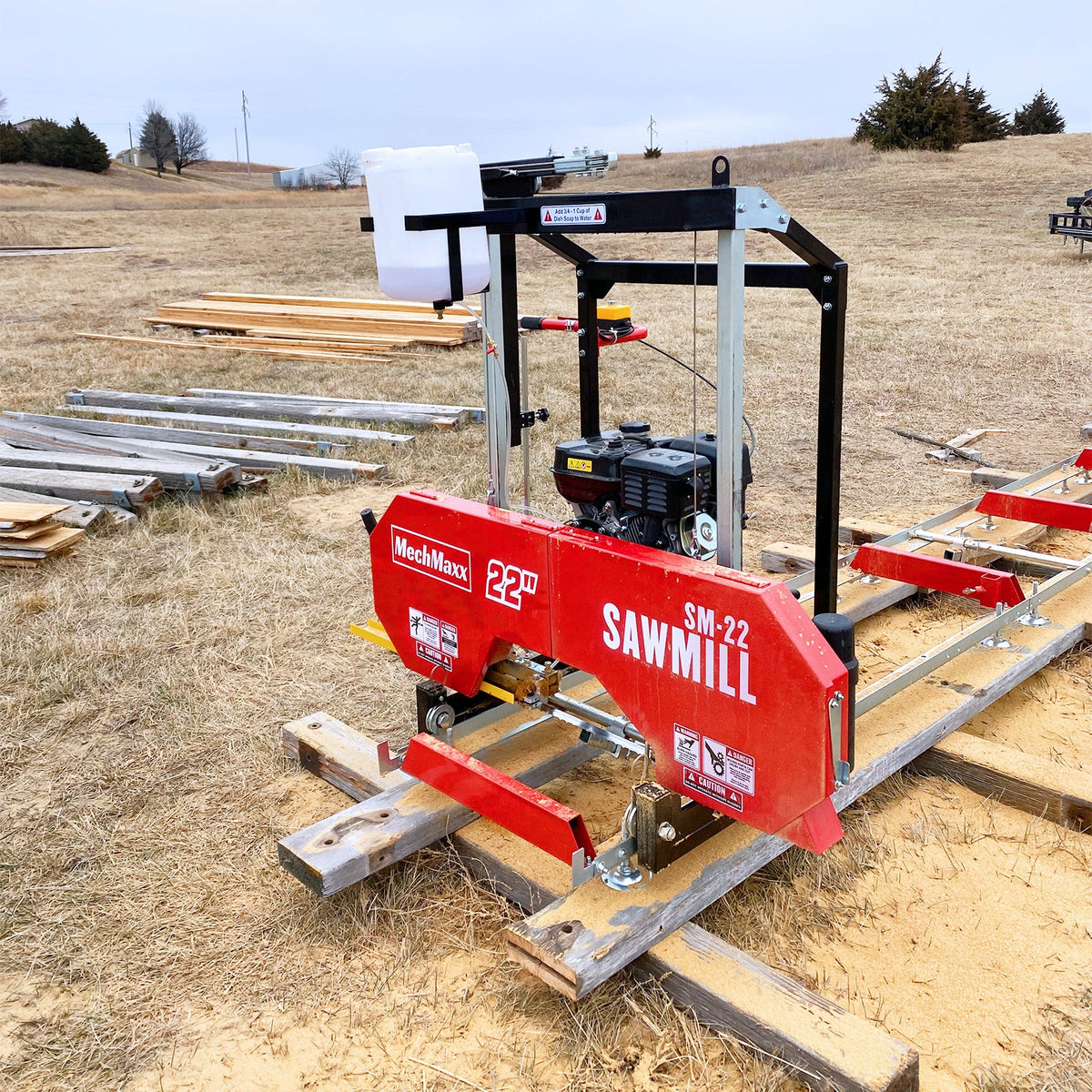 3-Point PTO Stump Grinder, 22" Portable Sawmill & Forestry Log Skidding Winch Bundle, SG24, SM22 & FW8800 - view 29