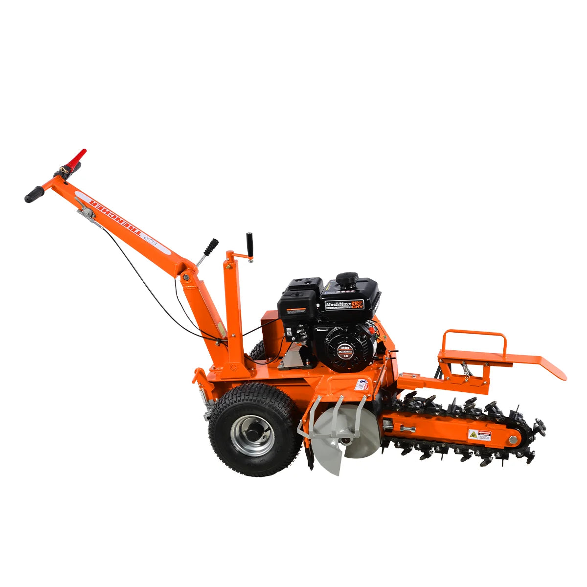 MechMaxx 7HP Gas Powered Cable Ditching Mini Trencher , TCR650 - view 6