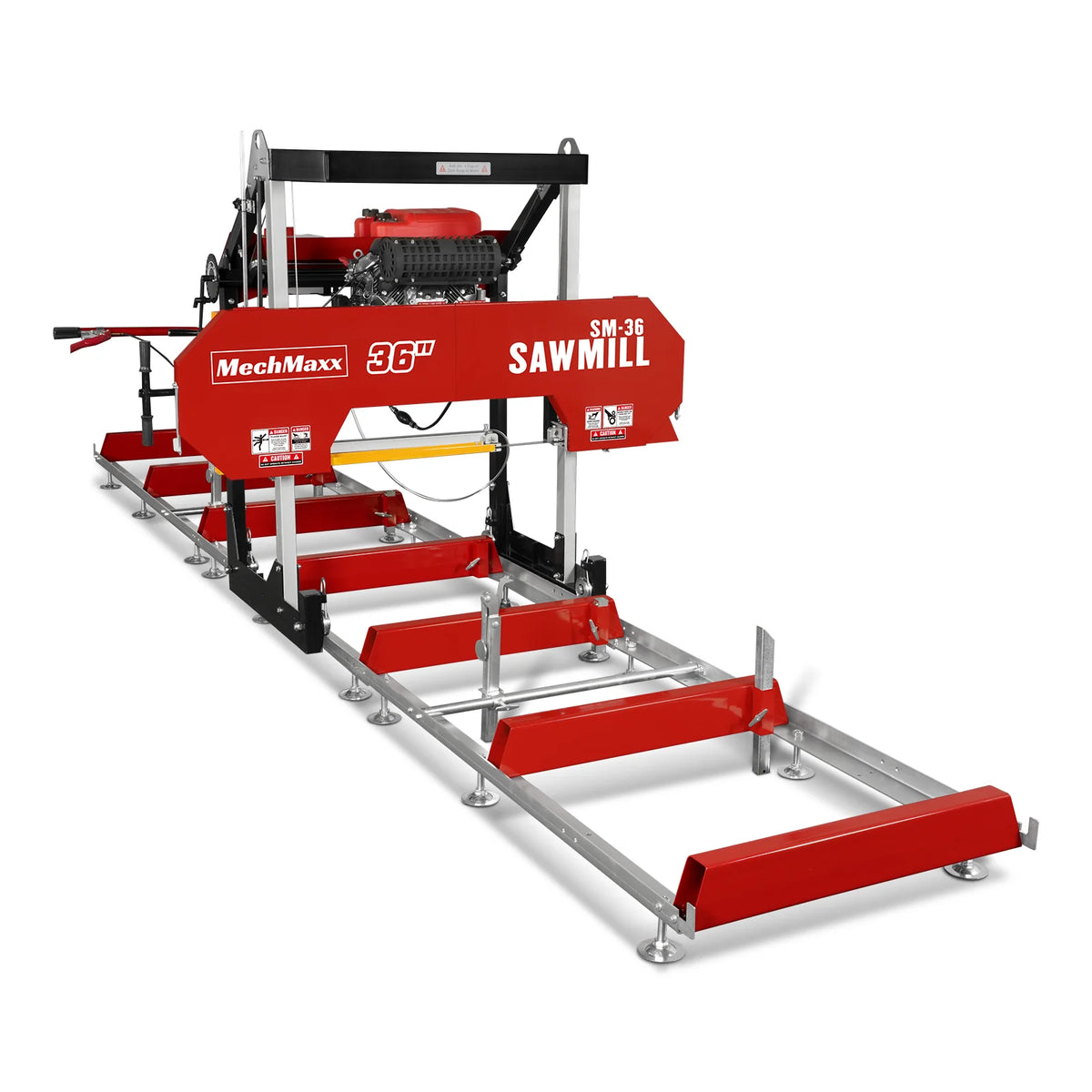 36" MAX Portable Sawmill, 25 HP 750cc ZONSEN V-Twin Engine, 36" Board Width, 20' Track Length, SM-36MAX - view 26