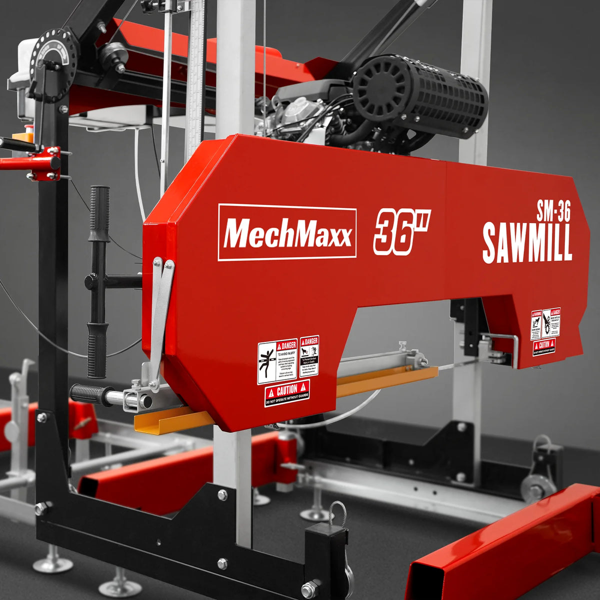 36" MAX Portable Sawmill, 25 HP 750cc ZONSEN V-Twin Engine, 36" Board Width, 20' Track Length, SM-36MAX - view 8
