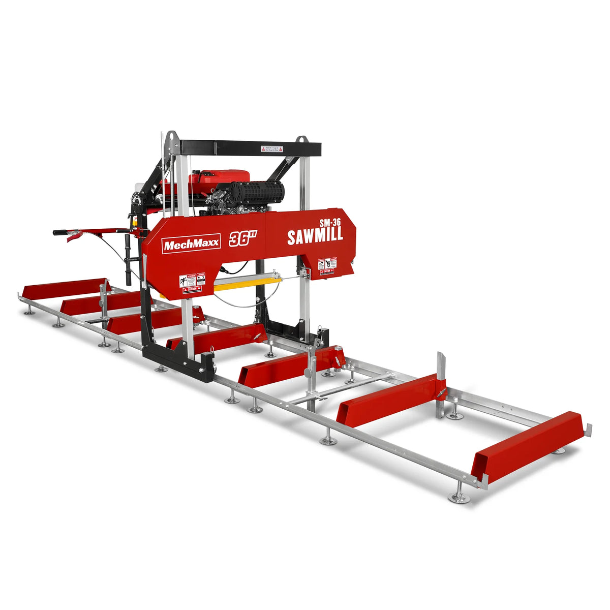 36" MAX Portable Sawmill, 3-Point PTO Stump Grinder & Forestry Log Skidding Winch Bundle - view 31