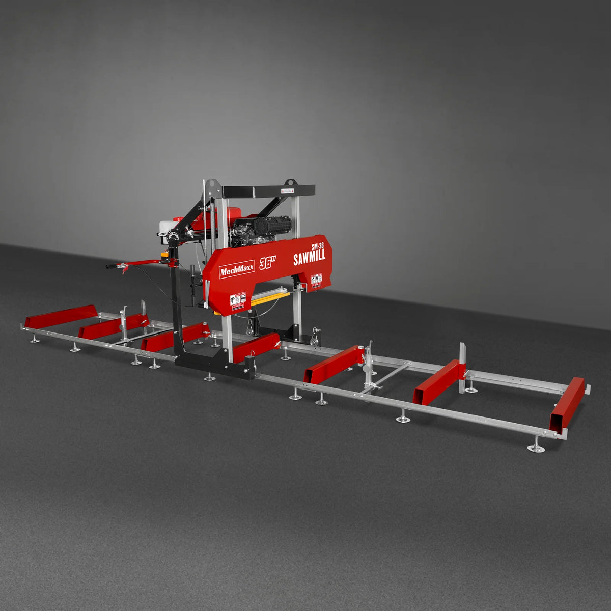 36" MAX Portable Sawmill, 25 HP 750cc ZONSEN V-Twin Engine, 36" Board Width, 20' Track Length, SM-36MAX - view 29